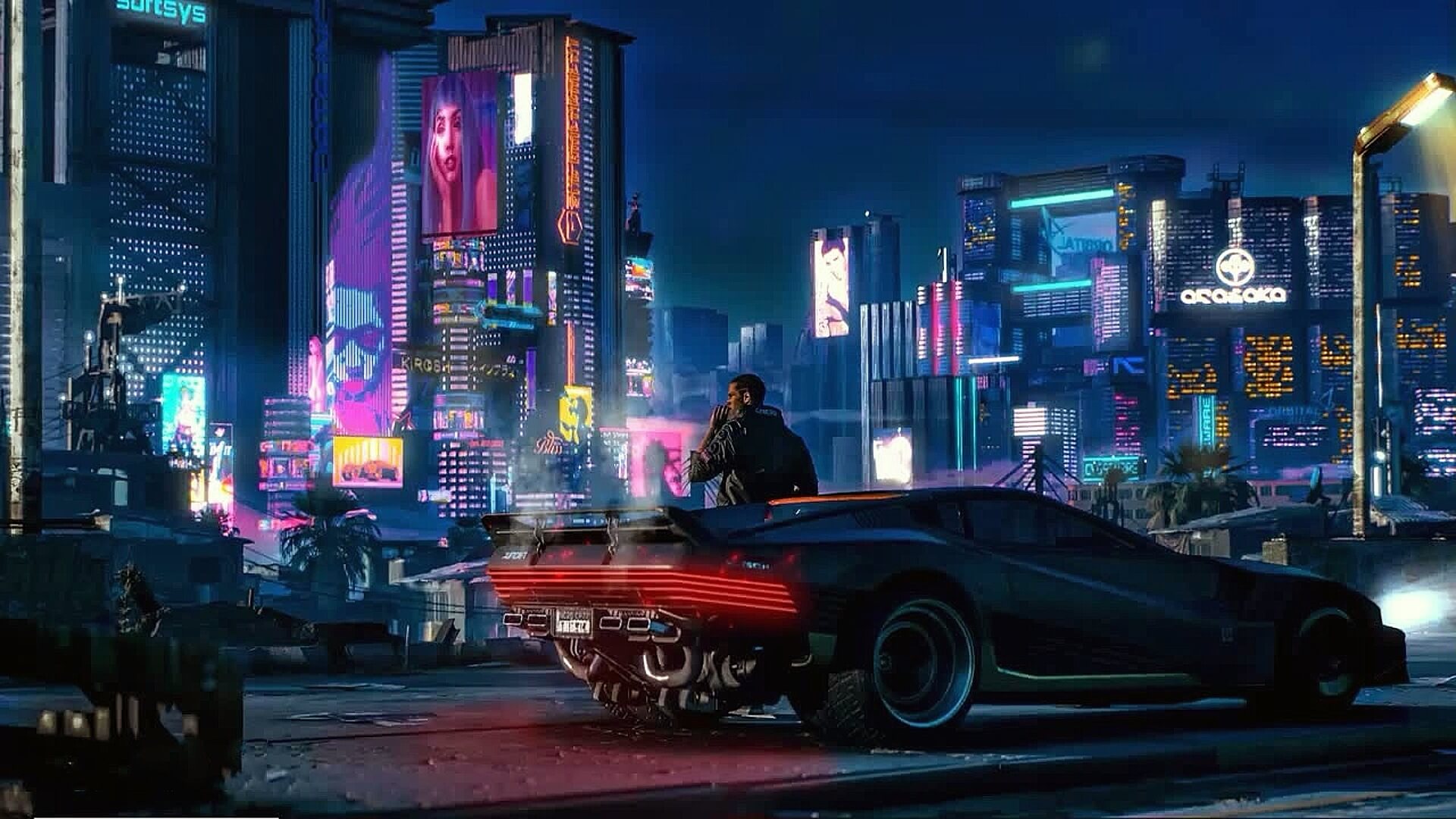 Cyberpunk 2077 обои 4к