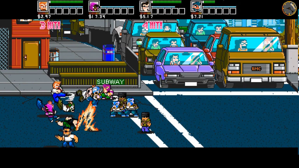 River City Ransom : Underground améliore les graphismes et les animations.