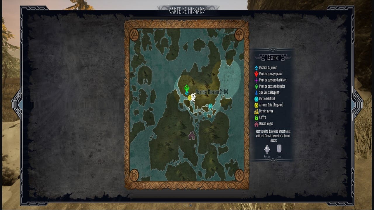 Carte du jeu