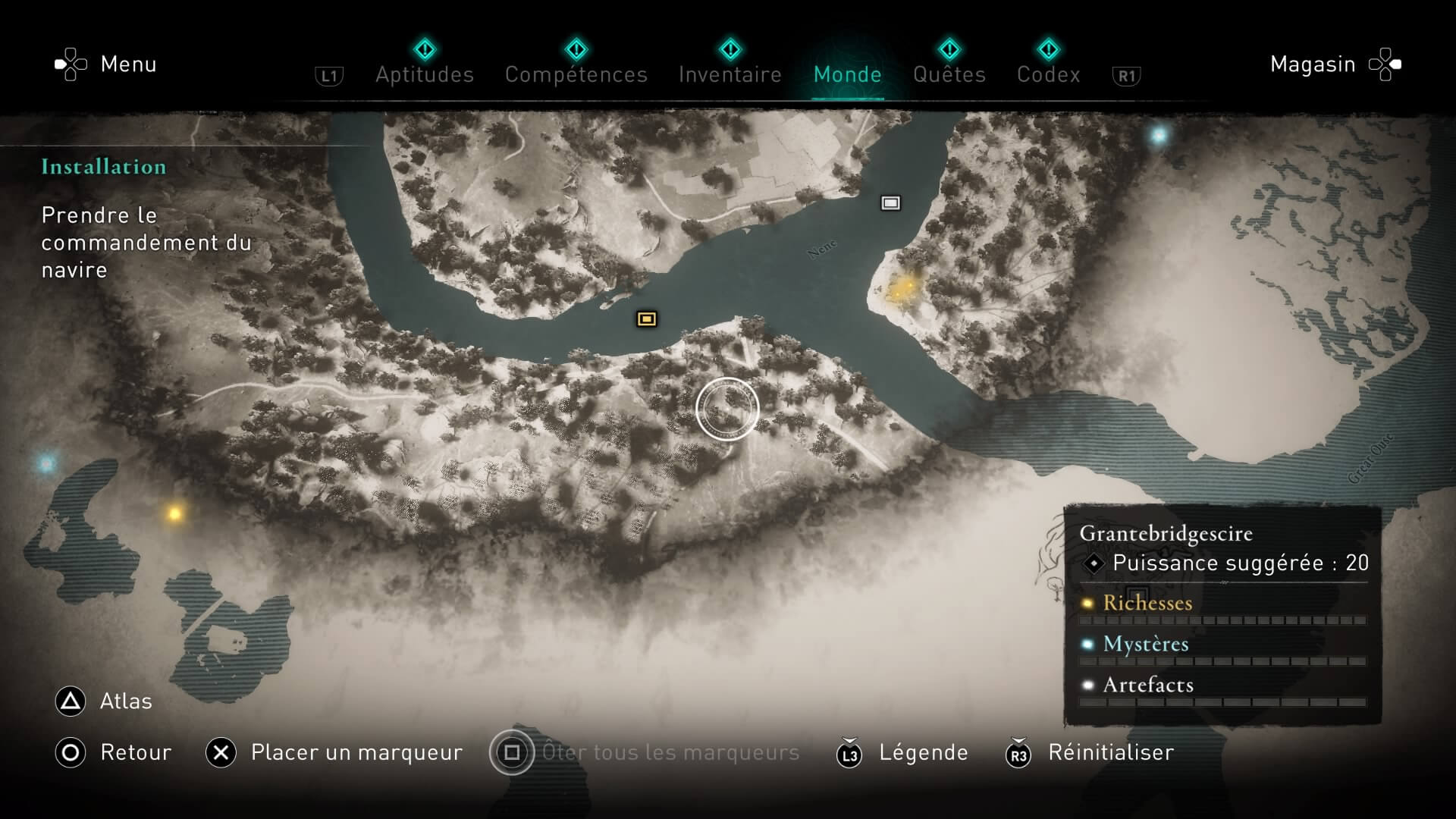 Carte Assassin's Creed Valhalla