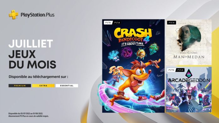 PlayStation Plus Jeux offerts de juillet 2022